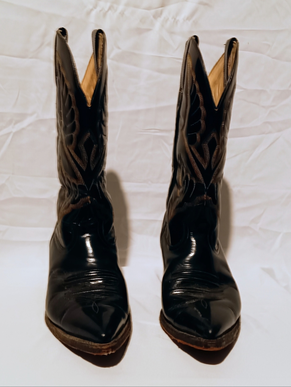 🫛Men’s Size 10 D’Jesùs Genuine Leather Cowboy Boots - Picture 1 of 8